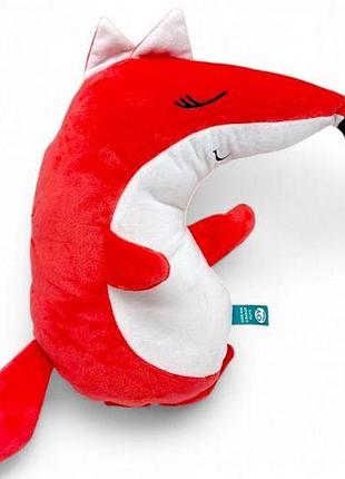 Подарункова м'яка іграшка "лисичка плюша", 30 см