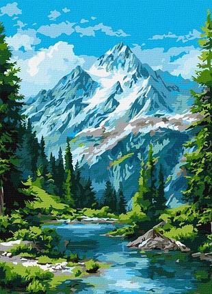Картина за номерами - погляд сонячного ранку ©art_selena_ua идейка 30х40 см (kho6435)