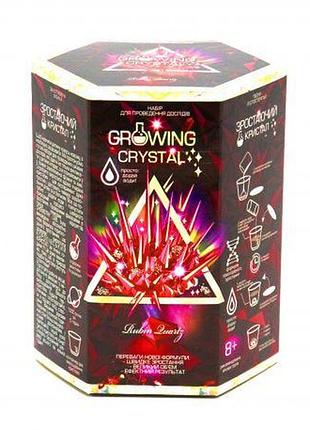 Набор для проведения опытов "growing crystal (выращивание кристаллов)" (укр)