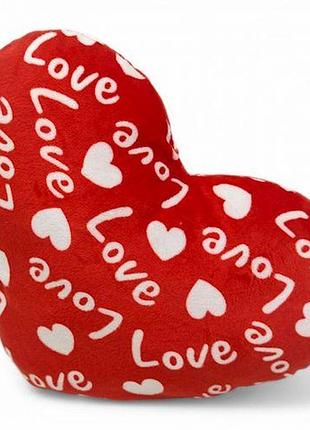 Игрушка мягкая "сердце love" размер м (26х8х18 см)