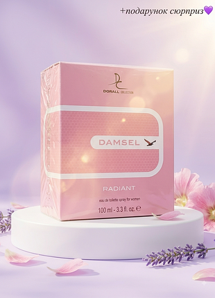 Оригінал жіноча туалетна вода dorall collection damsel radiant 100 мл жіночі парфуми духи ніжний квітковий свіжий стійкий шлейфовий парфум подарунок