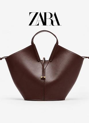 Сумка шоппер capazo от zara