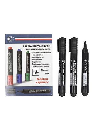 Маркер черный color-it 8004(black) diamont "c"