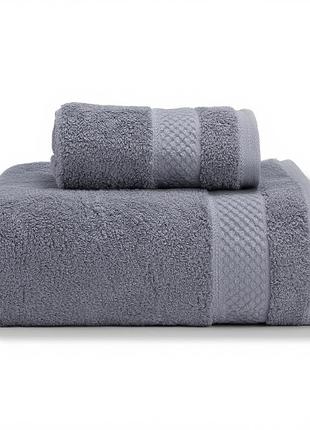Набір рушників махрових 2 штуки 70*140/50*90 см синій 503-45-30bl