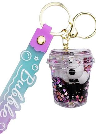 Детский брелок panda cup 5×5 (см) для ключей, на сумку и рюкзак hp-55-31col