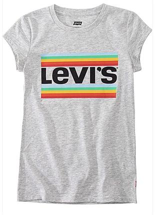 Оригінальна футболочка levis на дівчинку 3-4 роки
