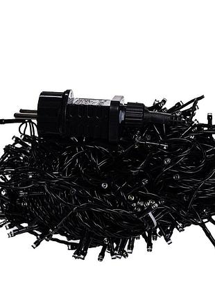 Гірлянда різдвяна фея вулична 50 (м) 500 led чорний провід мультиколір cf500l50mbml