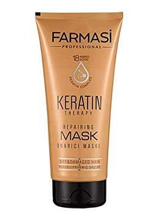 Маска для волосся keratin therapy farmasi 200 мл