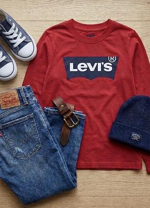 Новий лонгслів реглан levis 10-12 років 132-147 см