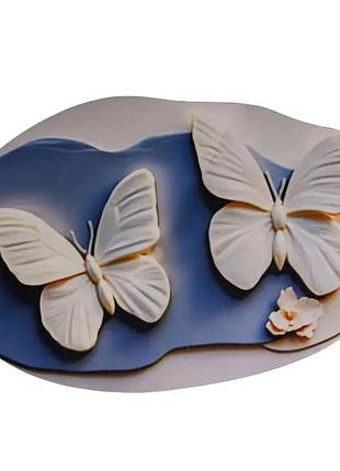 Коврик для ванной комнаты с 3d-эффектом hover bloom 58*38 см диатомитовый синий hp-42-36