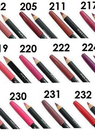 Водостойкий карандаш для губ flormar 1,7г