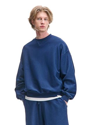 Свитшот мужской синий cropp м