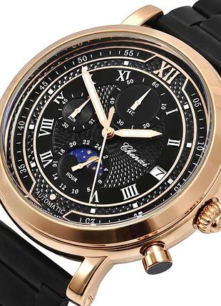 Chenxi patek steel black, 2 ремінці