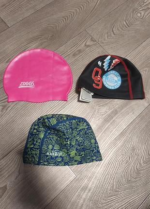 Продам шапочки для плавания nabaiji,zoggs.