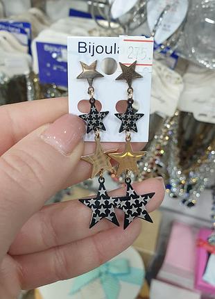 Серьги звезды