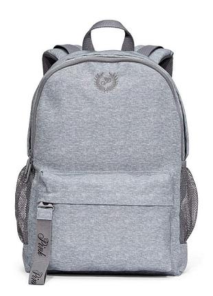 Рюкзак victoria's secret classic canvas backpack сірий
