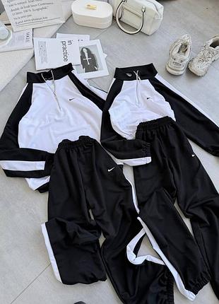 Трендовий парний спортивний костюм з логотипом nike