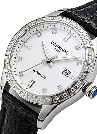 Carnival luiza white leather, 2 ремінці