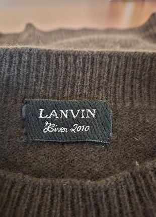 Роскошный шерстяной свитер/пончо lanvin с кашемиром (lanvin hiver 2010), размер s