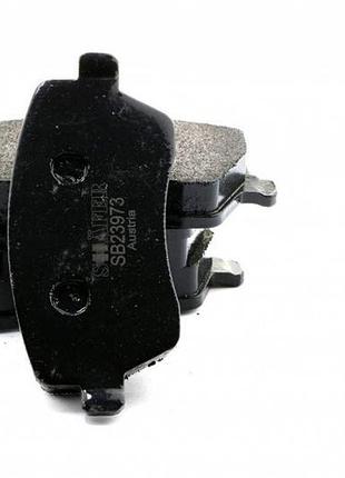 Колодки передние nissan micra 03-, note 06-, renault duster/dokker/logan mcv/ largus 16v 08-, sb23973