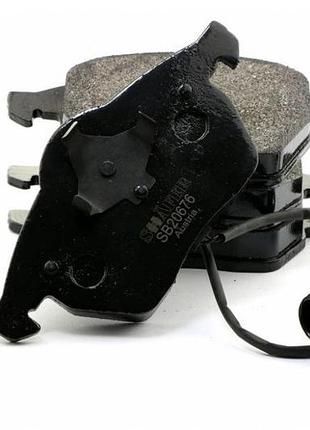 Колодки передние vw passat b5, a4, a6 с двумя круглыми датчиками 96-, sb20676