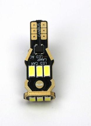 Лампа світлодіодна t15 w2.1x9.5d 9leds wedge-canbus, sl4315