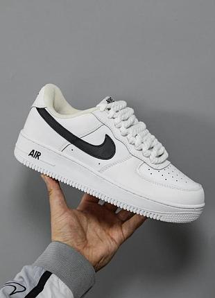 Чоловічі білі кросівки nike air force 1 low white х найк ейр форс 41