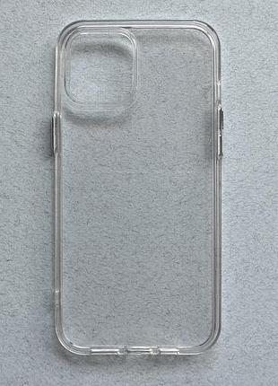Apple iphone 12 pro max чохол - накладка (бампер) space прозорий силікон та пластик