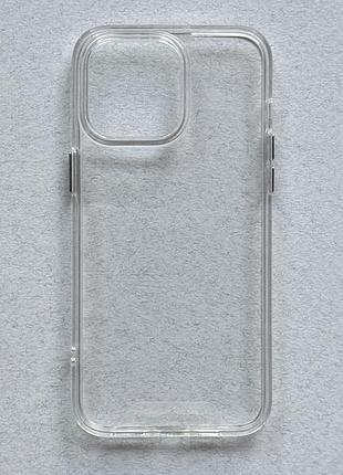 Apple iphone 15 pro max чохол - накладка (бампер) space прозорий силікон та пластик