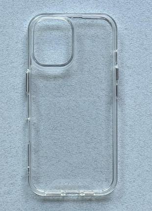 Apple iphone 16 чохол - накладка (бампер) space прозорий силікон та пластик