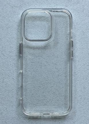 Apple iphone 16 pro чохол - накладка (бампер) space прозорий силікон та пластик