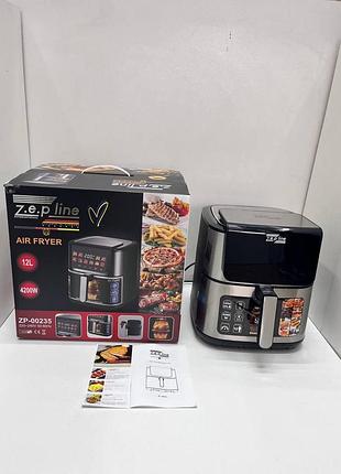 Фритюрница zepline zp-00235, 4200 вт, с двумя тэнами, 12 л, 12 программ, с силиконовой формой