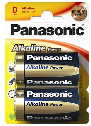 Енергійні батарейки panasonic lr20, алкалінові