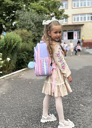 Вишивана сукня з льону ,розмір 122