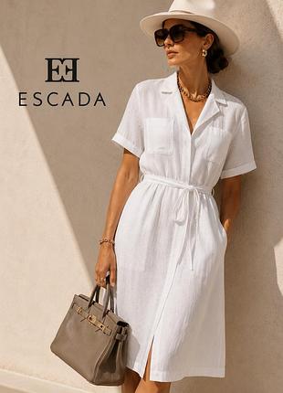 Escada sport сукня міді льон преміум бренд