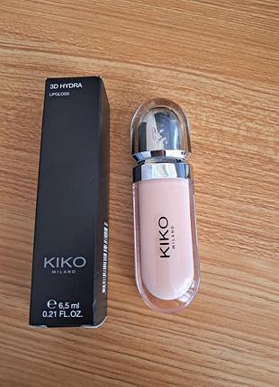 Блиск для губ kiko milano 3d hydra lipgloss 06 candy rose