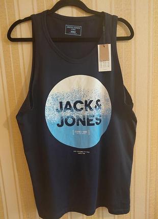 Мужская майка jack &amp; jones core, размер l, slim fit