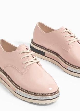 Лофери для дівчинки zara 33 розмір 20 см устілка. 
туфлі для дівчинки. взуття