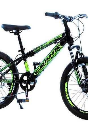 Спортивний дитячий велосипед corso crank cr-20247 з колесами 20 дюймів