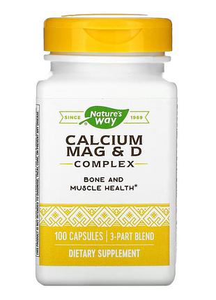 Кальцій-магній-вітамін d calcium-magnesium-vitamin d - 100 caps для підтримки кісткової системи