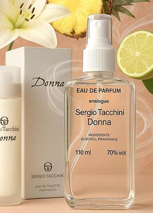 Парфюмированная вода sergio taccini donna 110 мл.