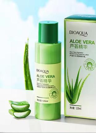 Уценка! лосьон-эссенция с алоэ вера bioaqua aloe vera hydration moisturizing essence lotion, 120 мл
