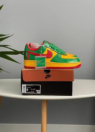 Мужские кроссовки lil yachty x air force 1 low «concrete boys-lucky green’ 📦
