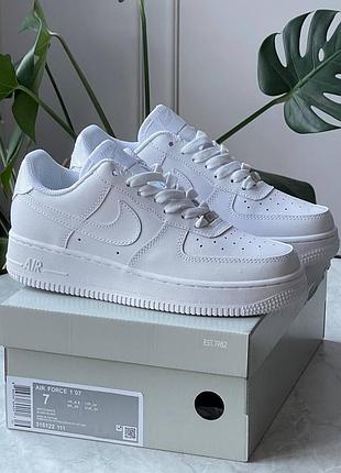 Мужские кроссовки nike air force 1 low 07 white 315122-111
