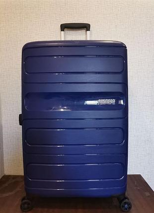 American tourister 77 см валіза велика чемодан большой поліпропіленовий купить в украине