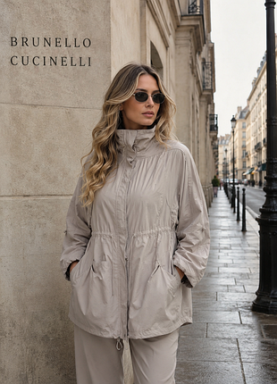 Brunello cuccinelli оригінальна італійська куртка ветровка парка люкс сегменту