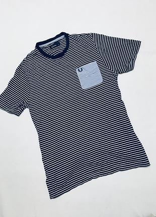 Футболка fred perry в полоску оригинальная