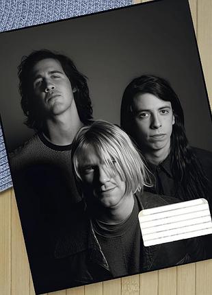 Тетрадь nirvana на скобе 12 листов косая линия (35324)
