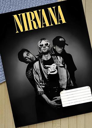 Тетрадь nirvana на скобе 12 листов косая линия (35321)