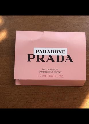 Парфюмована вода prada paradoxe 1,2ml
